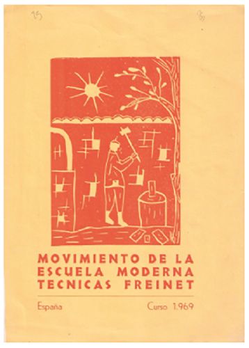 Moviment de l'Escola Moderna.1969. Font: La represa del moviment Freinet 1964-1974- Ramos,A.; Zurriaga, F. et al.