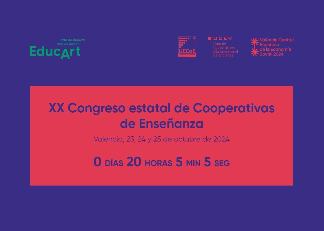 El XX Congrés estatal de Cooperatives d’ensenyament arranca en València