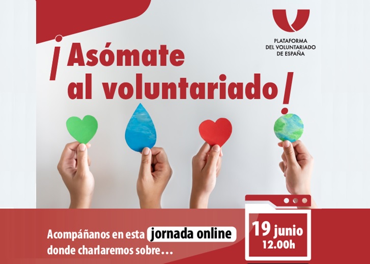 Seminario on line "¡Asómate al voluntariado!" de UECoE  y Plataforma del Voluntariado de España   