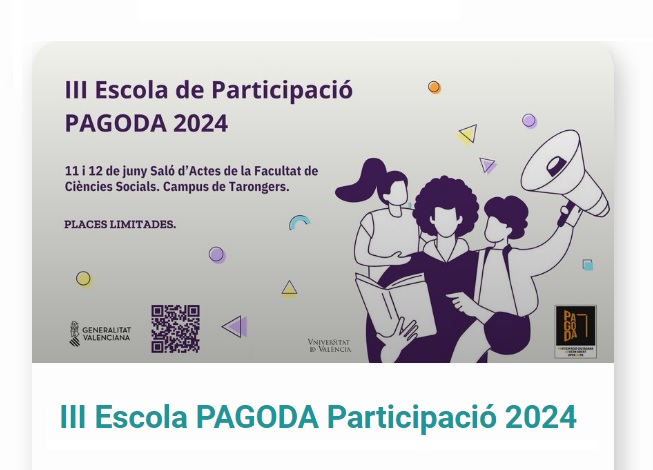 III Edició de l'Escola PAGODA de Participació 2024