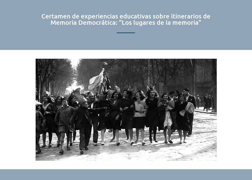 Certamen d'experiències educatives sobre itineraris de Memòria Democràtica de Fundació CIVES